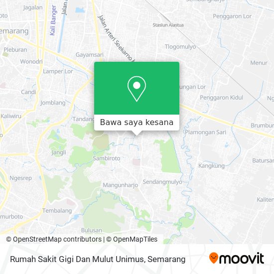 Peta Rumah Sakit Gigi Dan Mulut Unimus