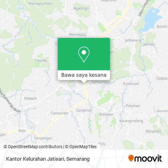 Peta Kantor Kelurahan Jatisari