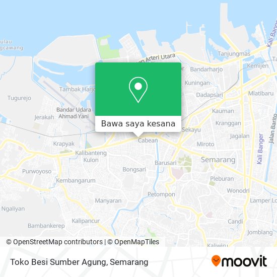 Peta Toko Besi Sumber Agung