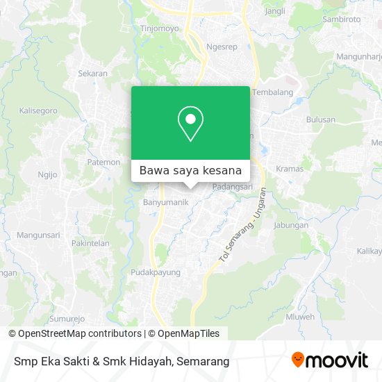 Peta Smp Eka Sakti & Smk Hidayah