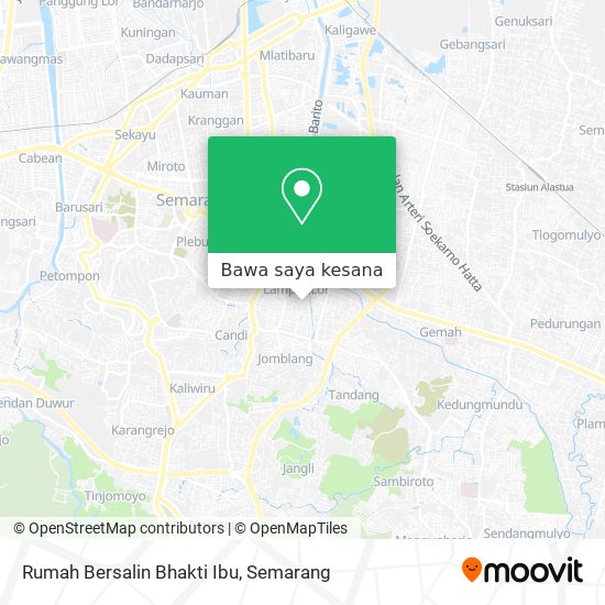 Peta Rumah Bersalin Bhakti Ibu