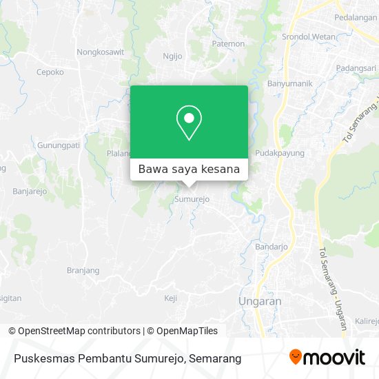 Peta Puskesmas Pembantu Sumurejo