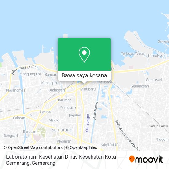 Peta Laboratorium Kesehatan Dinas Kesehatan Kota Semarang