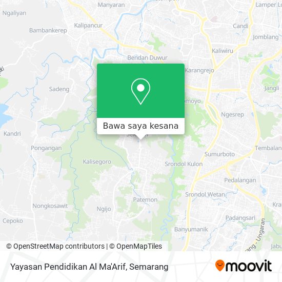 Peta Yayasan Pendidikan Al Ma'Arif