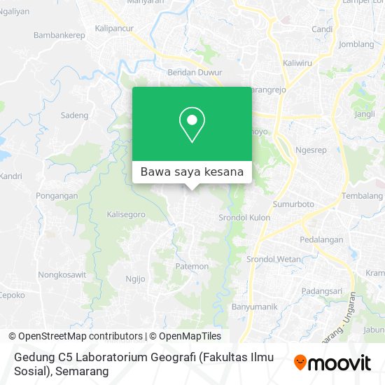 Peta Gedung C5 Laboratorium Geografi (Fakultas Ilmu Sosial)