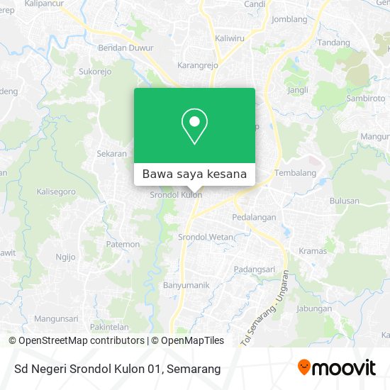 Peta Sd Negeri Srondol Kulon 01