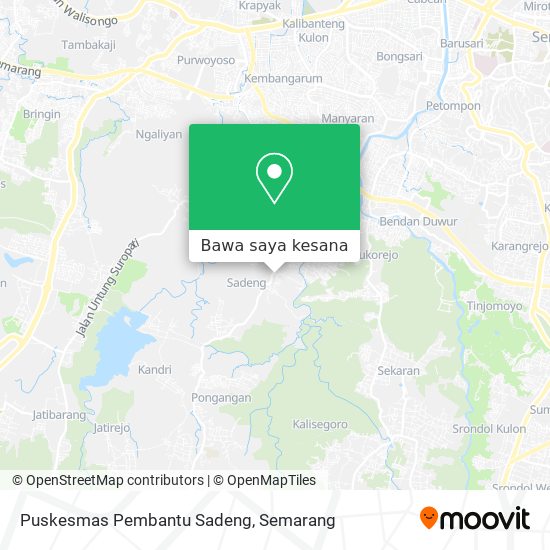 Peta Puskesmas Pembantu Sadeng