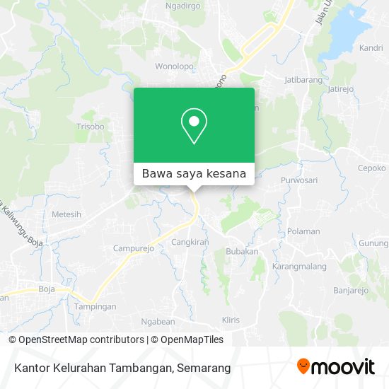 Peta Kantor Kelurahan Tambangan