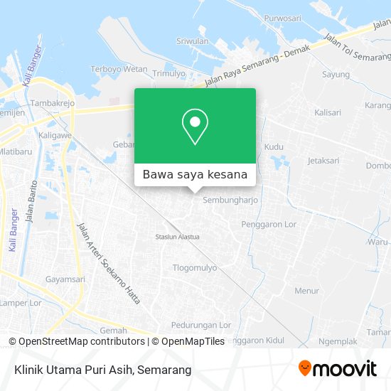 Peta Klinik Utama Puri Asih