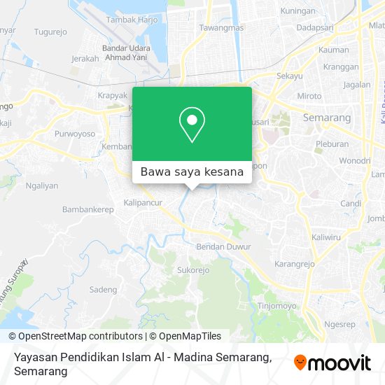 Peta Yayasan Pendidikan Islam Al - Madina Semarang