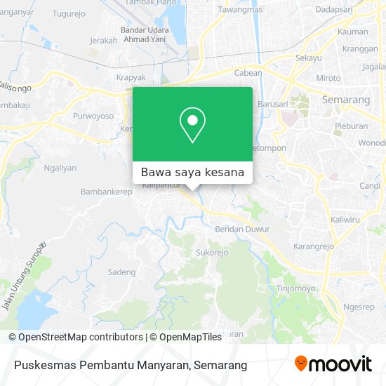 Peta Puskesmas Pembantu Manyaran