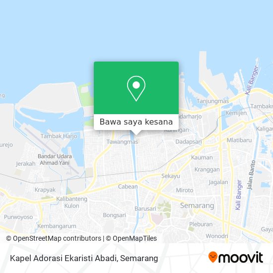 Peta Kapel Adorasi Ekaristi Abadi