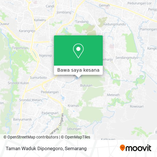 Peta Taman Waduk Diponegoro