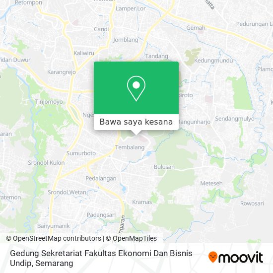 Peta Gedung Sekretariat Fakultas Ekonomi Dan Bisnis Undip