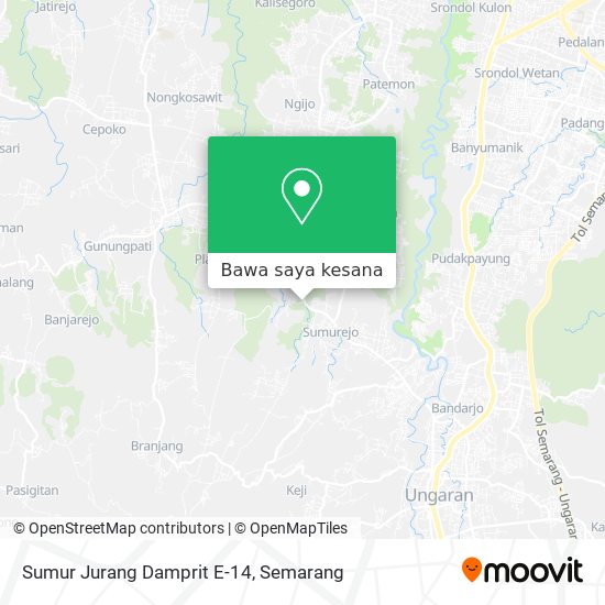 Peta Sumur Jurang Damprit E-14