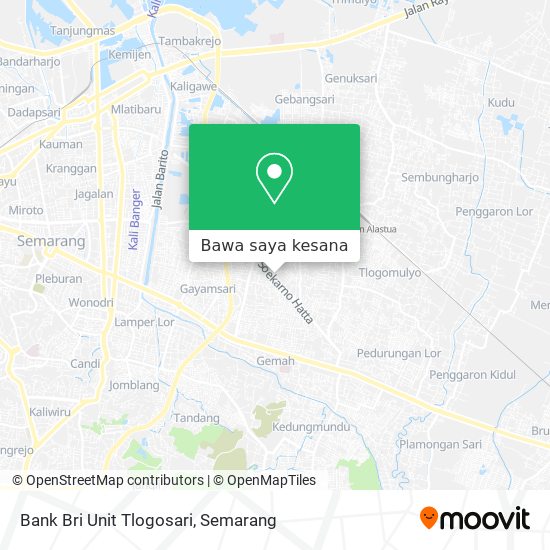 Peta Bank Bri Unit Tlogosari