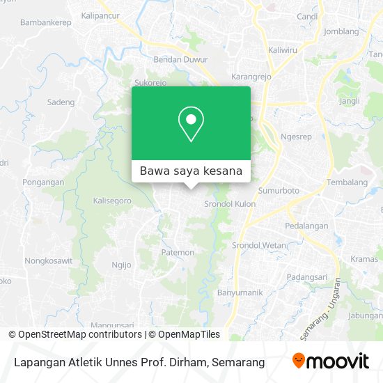 Peta Lapangan Atletik Unnes Prof. Dirham