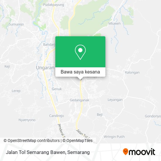 Peta Jalan Tol Semarang Bawen