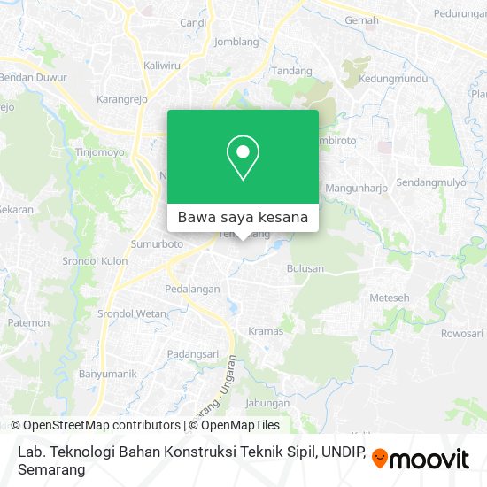 Peta Lab. Teknologi Bahan Konstruksi Teknik Sipil, UNDIP