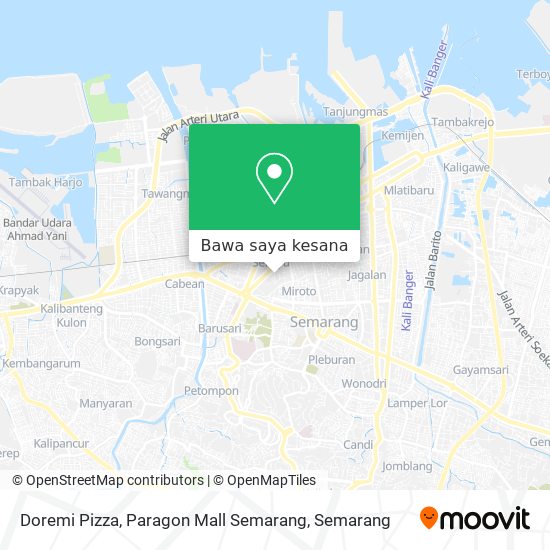 Peta Doremi Pizza, Paragon Mall Semarang