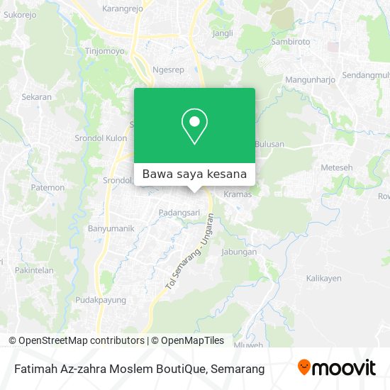Peta Fatimah Az-zahra Moslem BoutiQue