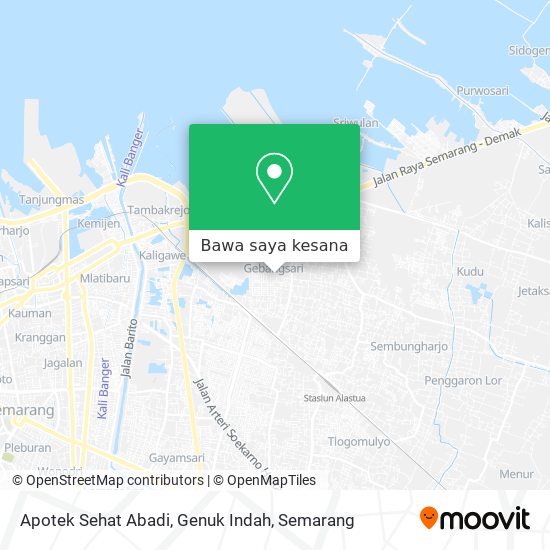 Peta Apotek Sehat Abadi, Genuk Indah