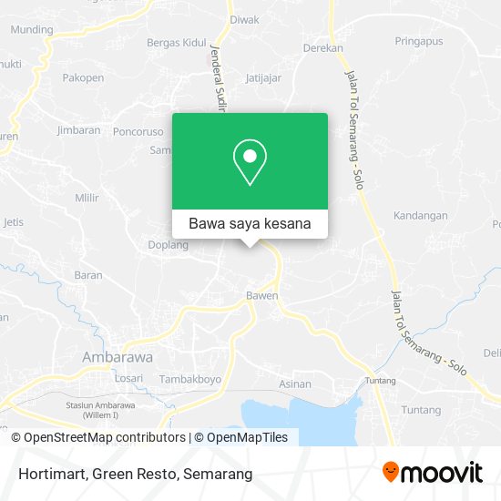Peta Hortimart, Green Resto