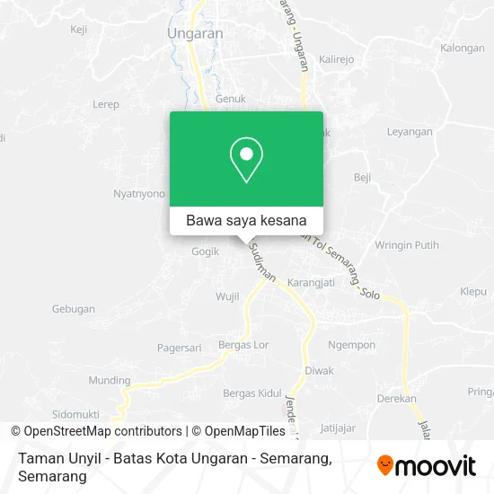 Peta Taman Unyil - Batas Kota Ungaran - Semarang