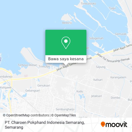 Peta PT. Charoen Pokphand Indonesia Semarang