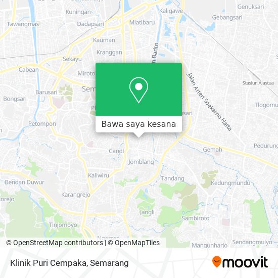 Peta Klinik Puri Cempaka