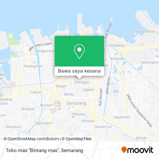 Peta Toko mas "Bintang mas"