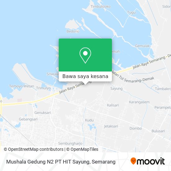 Peta Mushala Gedung N2 PT HIT Sayung