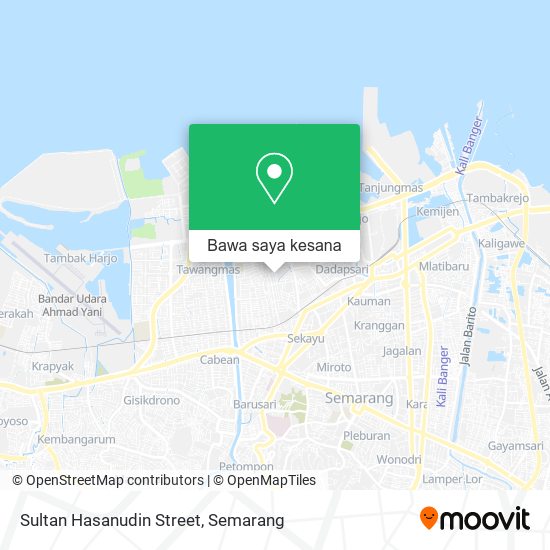 Peta Sultan Hasanudin Street