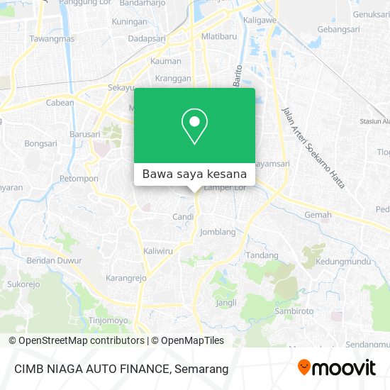 Peta CIMB NIAGA AUTO FINANCE