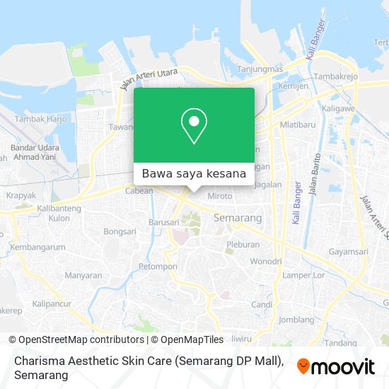 Peta Charisma Aesthetic Skin Care (Semarang DP Mall)