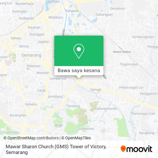 Peta Mawar Sharon Church (GMS) Tower of Victory