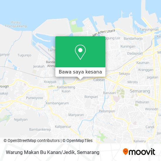 Peta Warung Makan Bu Kanan/Jedik