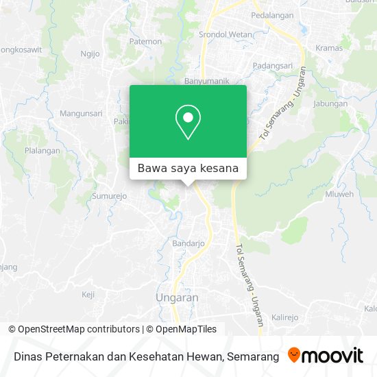Peta Dinas Peternakan dan Kesehatan Hewan