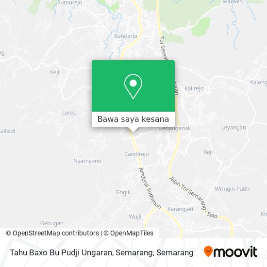 Peta Tahu Baxo Bu Pudji Ungaran, Semarang