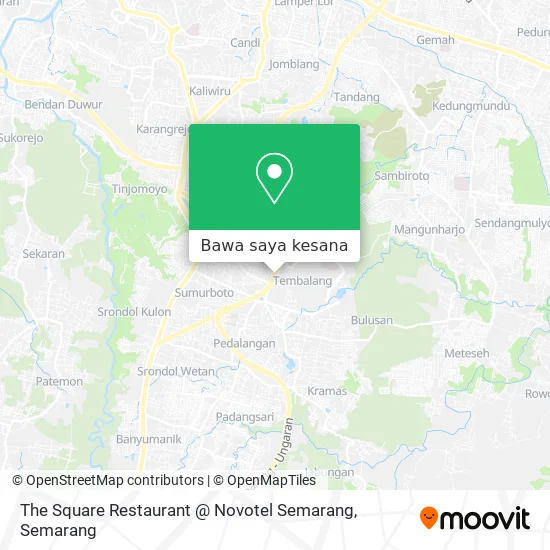 Peta The Square Restaurant @ Novotel Semarang