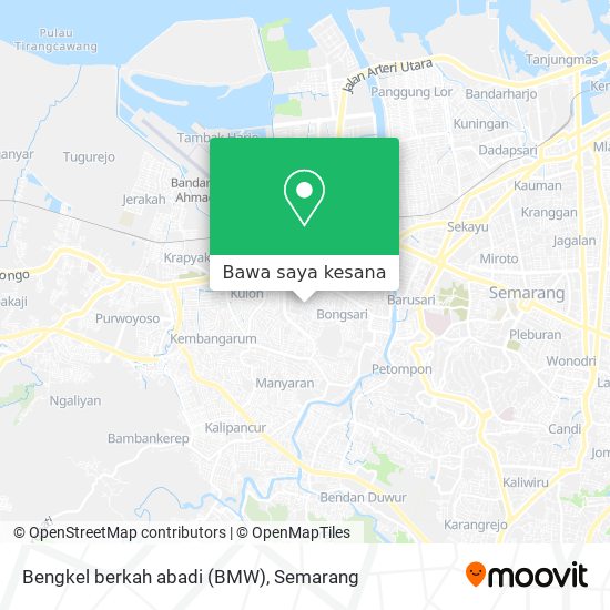 Peta Bengkel berkah abadi (BMW)