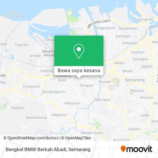 Peta Bengkel BMW Berkah Abadi