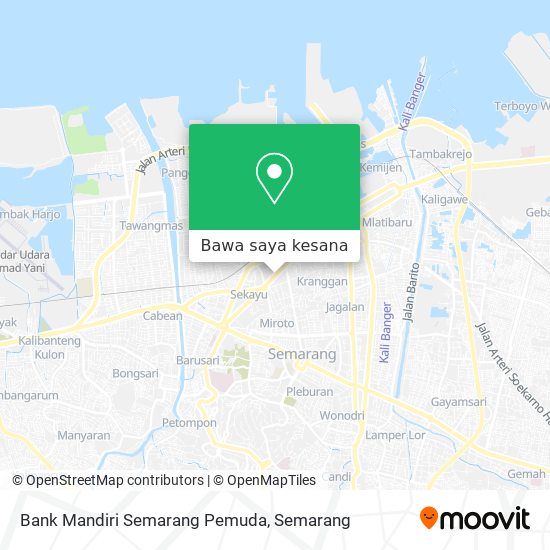 Peta Bank Mandiri Semarang Pemuda