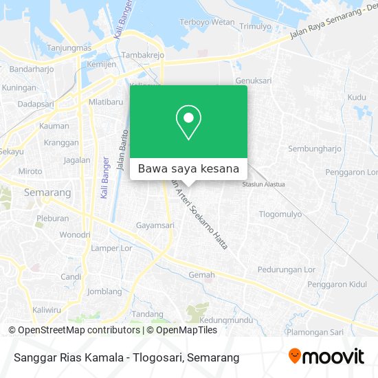 Peta Sanggar Rias Kamala - Tlogosari