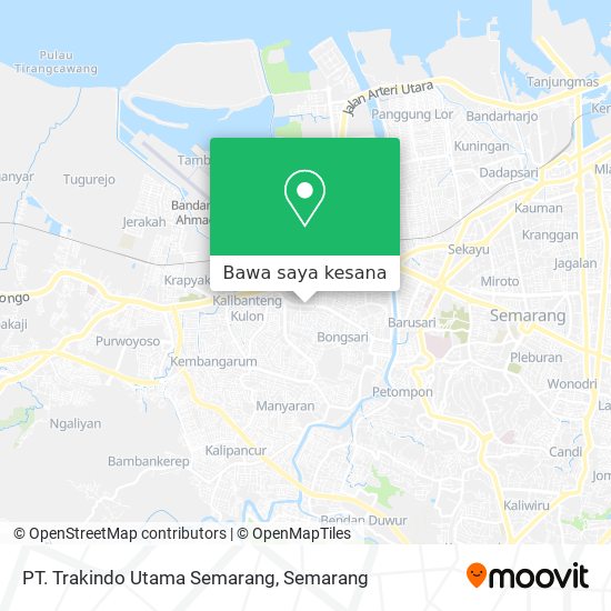 Peta PT. Trakindo Utama Semarang