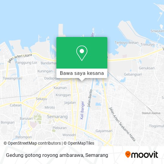 Peta Gedung gotong royong ambarawa