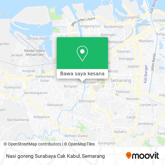 Peta Nasi goreng Surabaya Cak Kabul