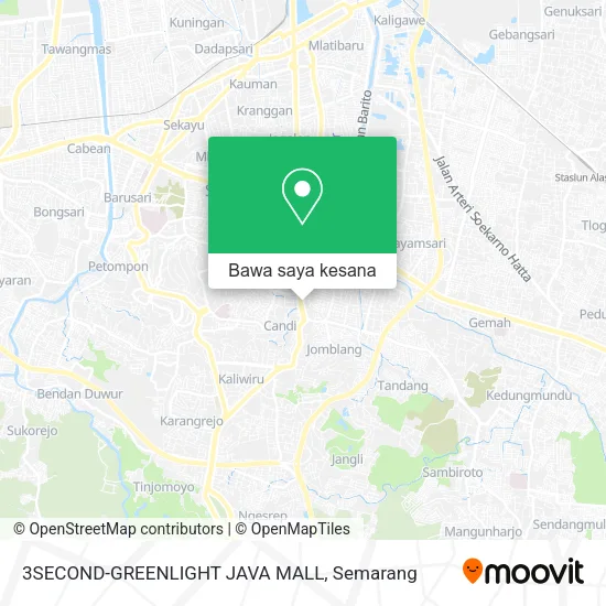 Peta 3SECOND-GREENLIGHT JAVA MALL