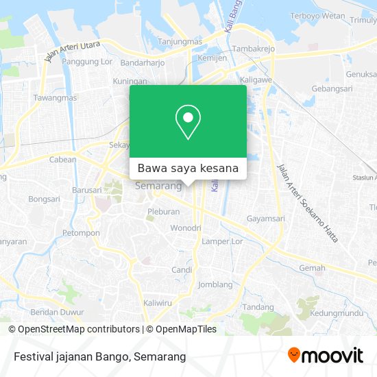 Peta Festival jajanan Bango