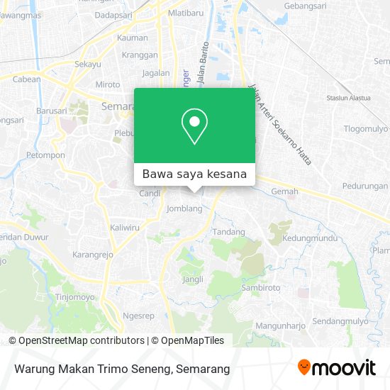 Peta Warung Makan Trimo Seneng
